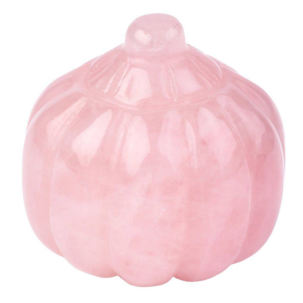 Rose Quartz Mini Pumpkin - Crystal Nest