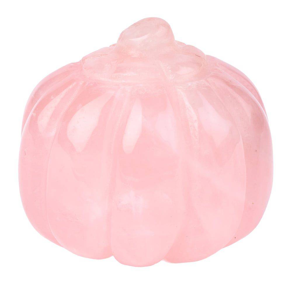 Rose Quartz Mini Pumpkin - Crystal Nest