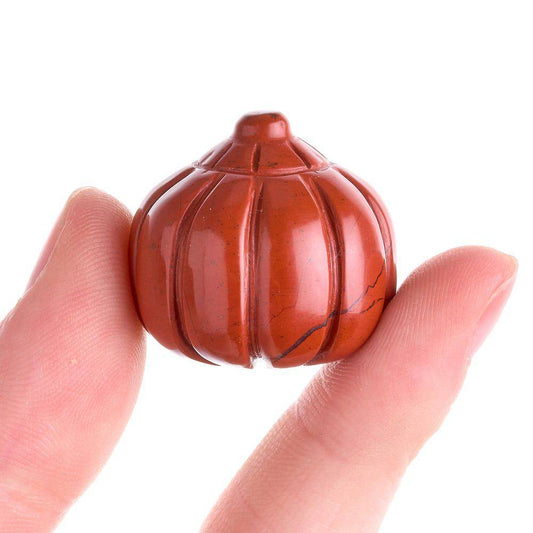 Red Jasper Mini Pumpkin - Crystal Nest