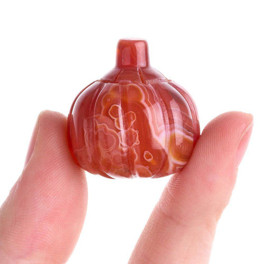 Carnelian Mini Pumpkin - Crystal Nest