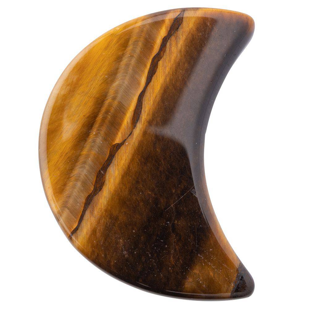 Tiger Eye Mini Crystal Moon - Crystal Nest