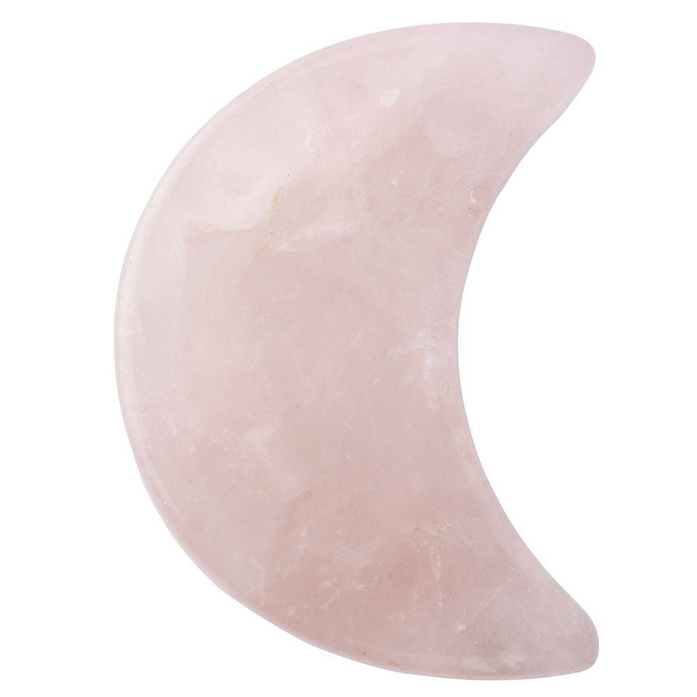 Rose Quartz Mini Crystal Moon - Crystal Nest