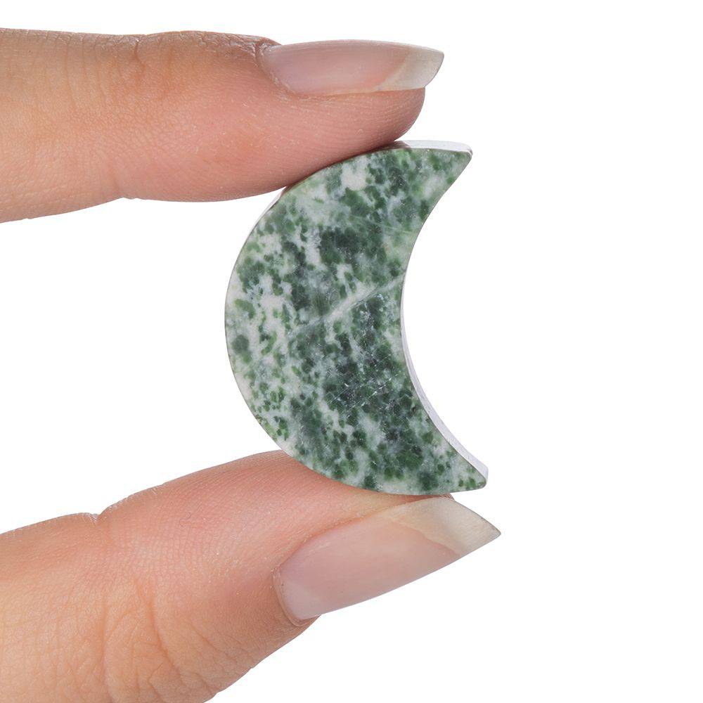 Snake Dragon Jade Mini Crystal Moon - Crystal Nest