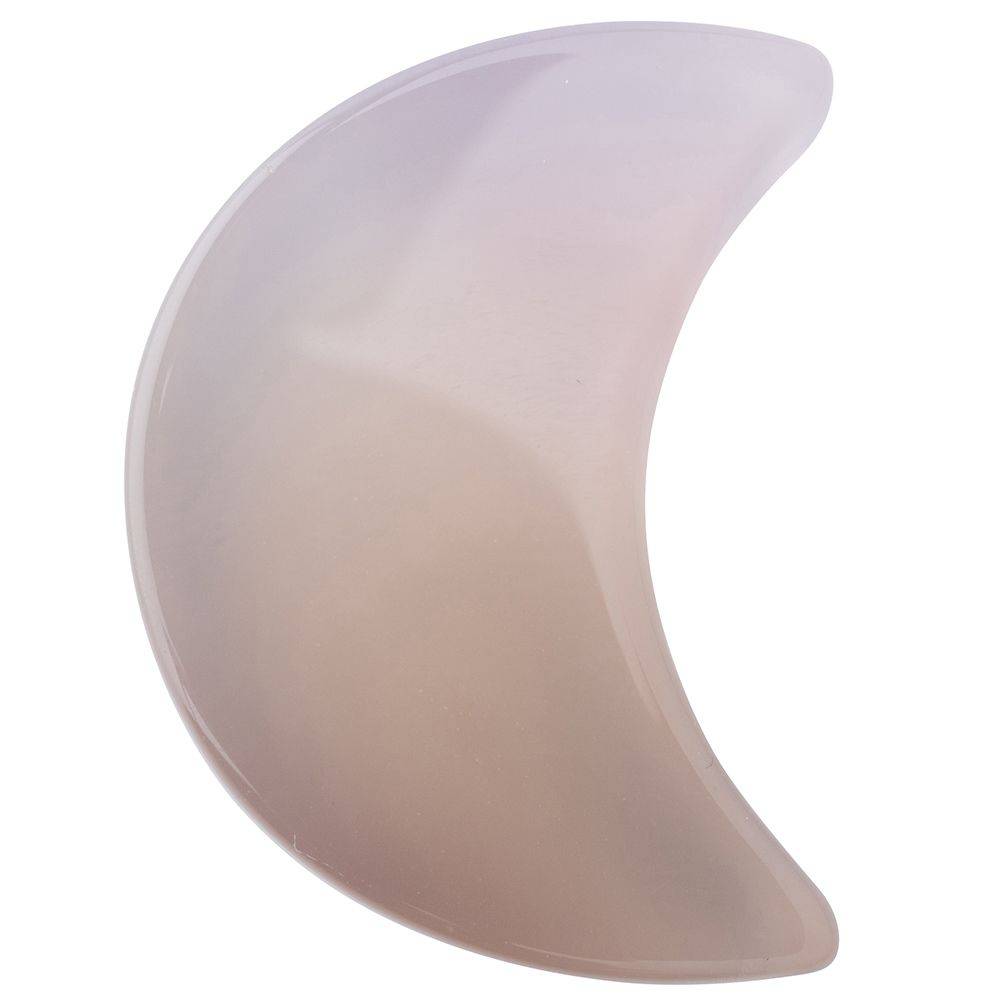 Grey Agate Mini Crystal Moon - Crystal Nest