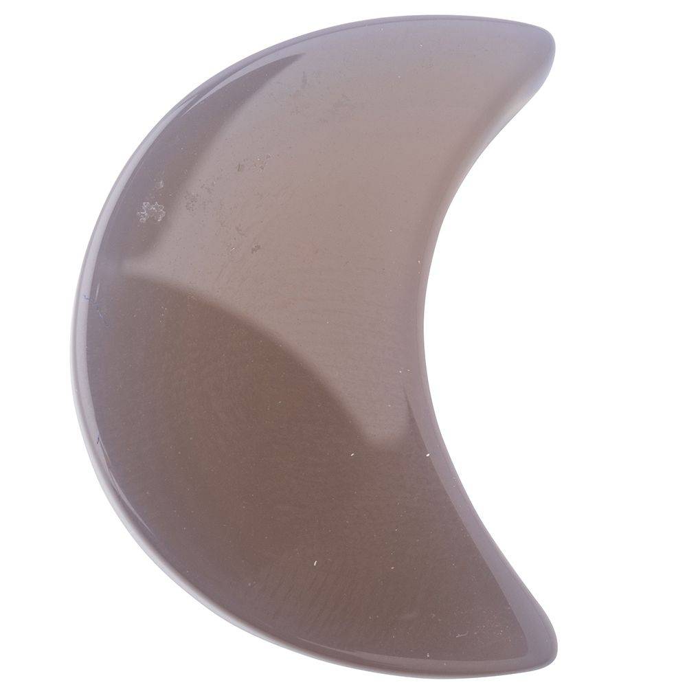 Grey Agate Mini Crystal Moon - Crystal Nest