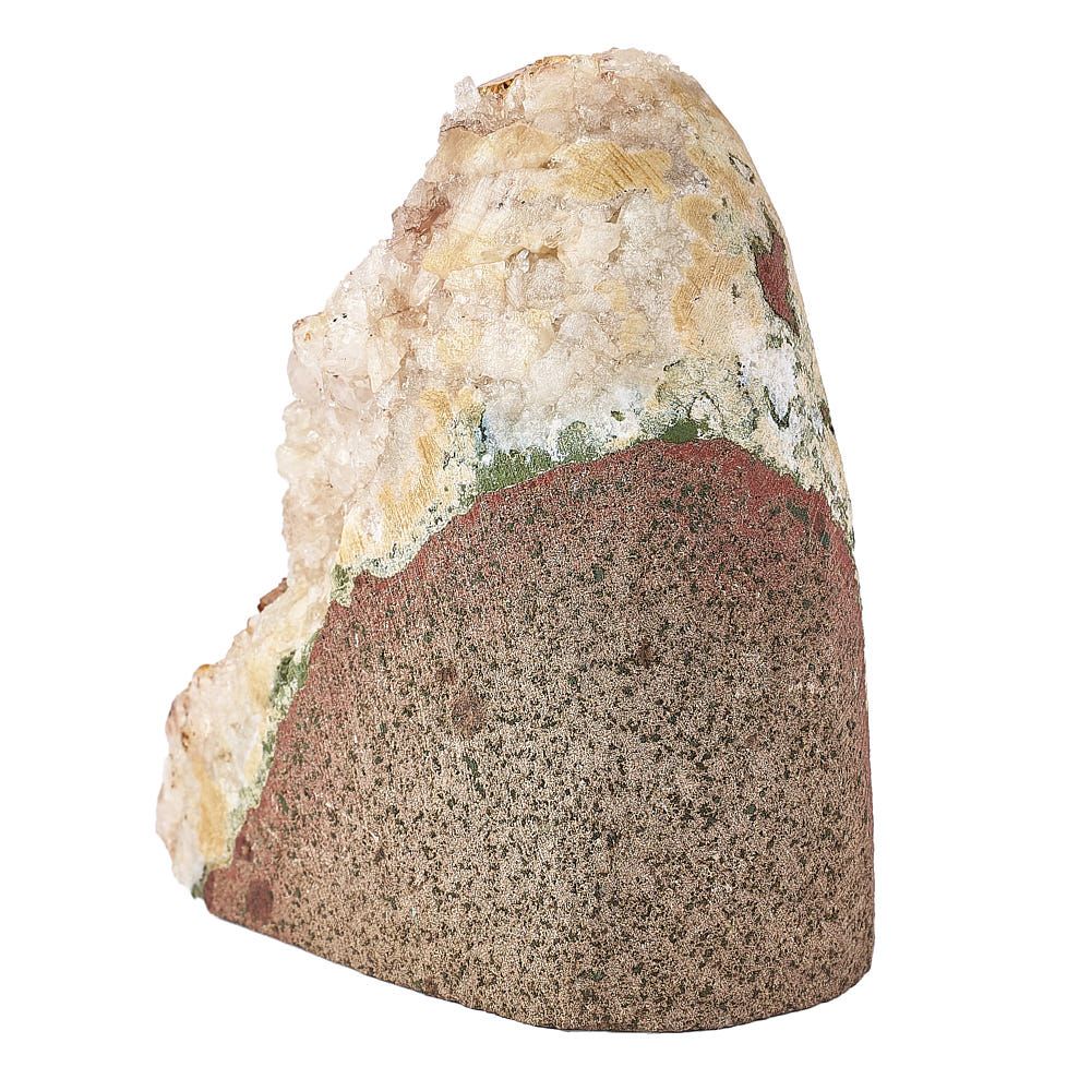 Citrine Crystal Druze Cut Base | Medium - Crystal Nest