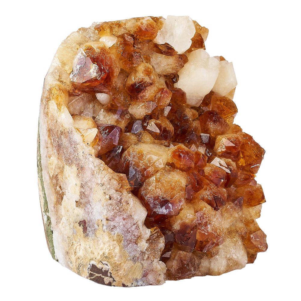 Citrine Crystal Druze Cut Base | Large - Crystal Nest