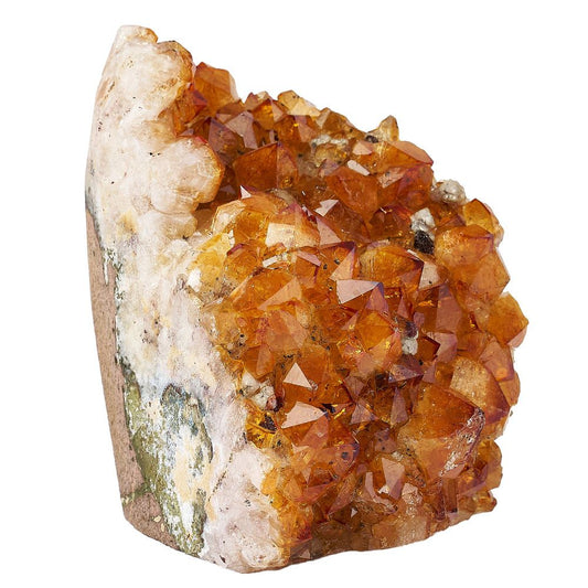 Citrine Crystal Druze Cut Base | Large - Crystal Nest