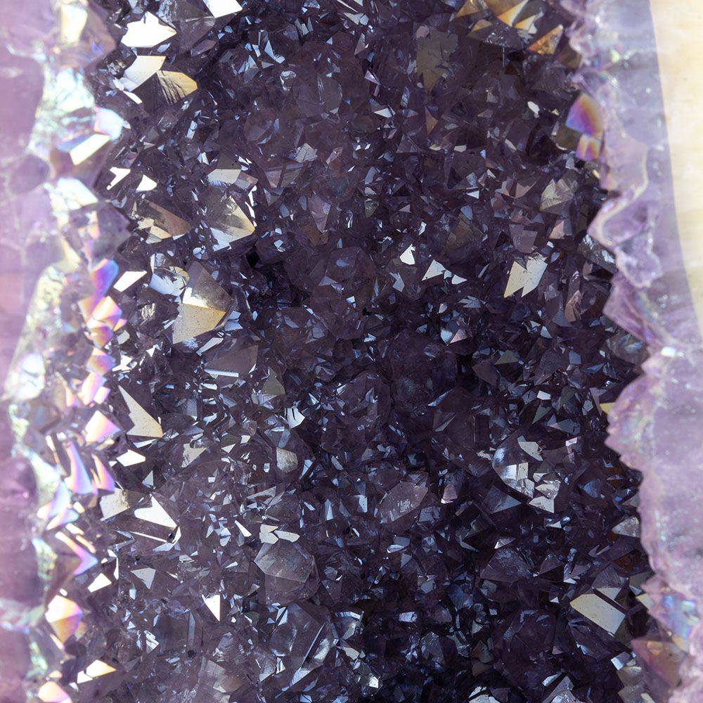 Amethyst Cathedral in Pearl Finish – Crystal Display 17.9kg - Crystal Nest