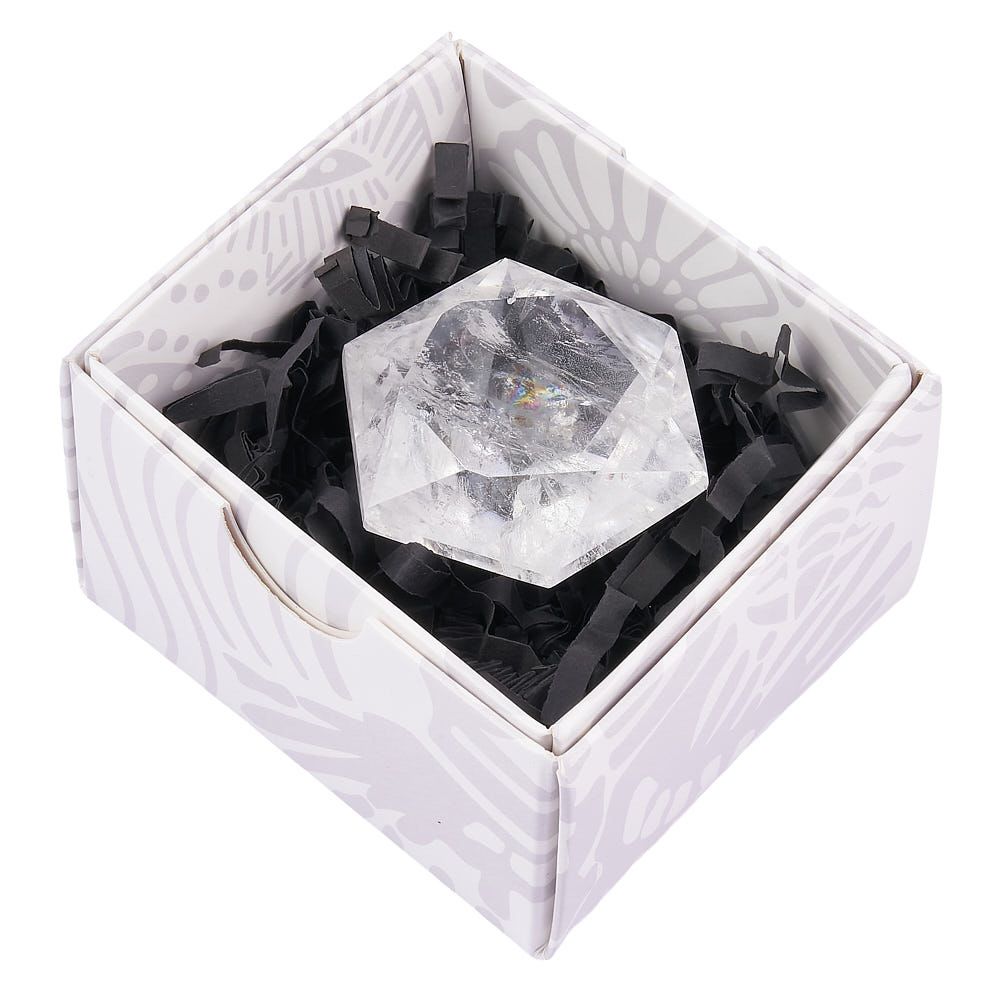 Polished Quartz Star Diamond - Crystal Nest