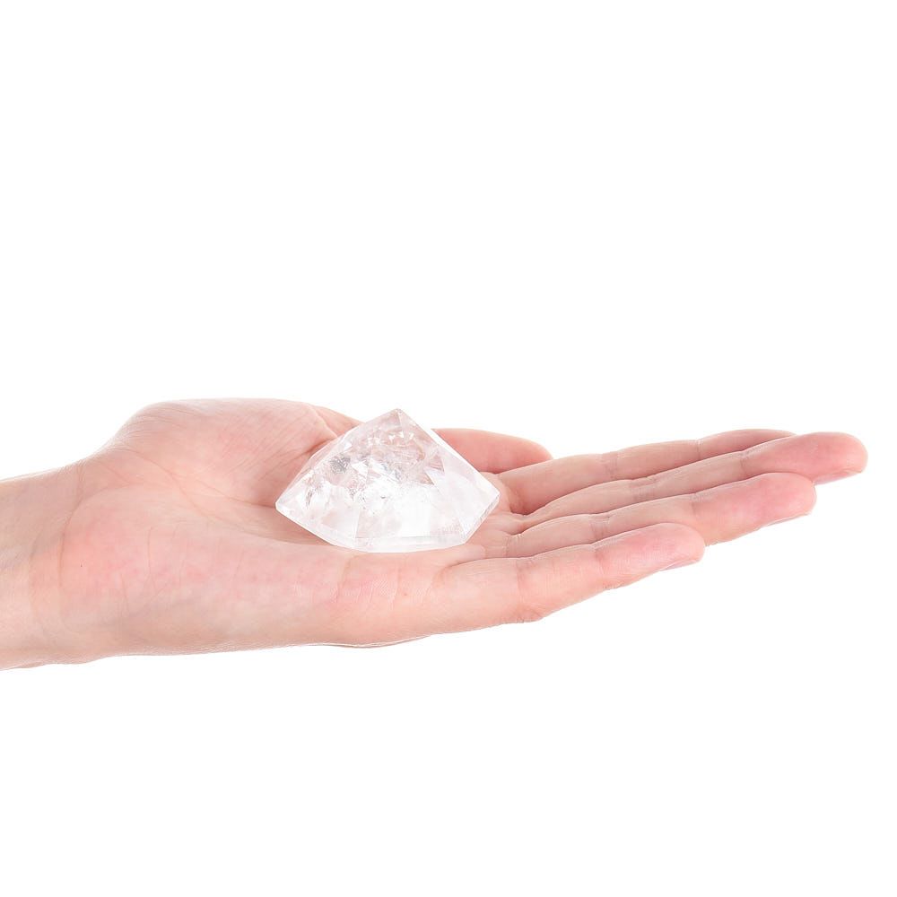 Polished Quartz Star Diamond - Crystal Nest