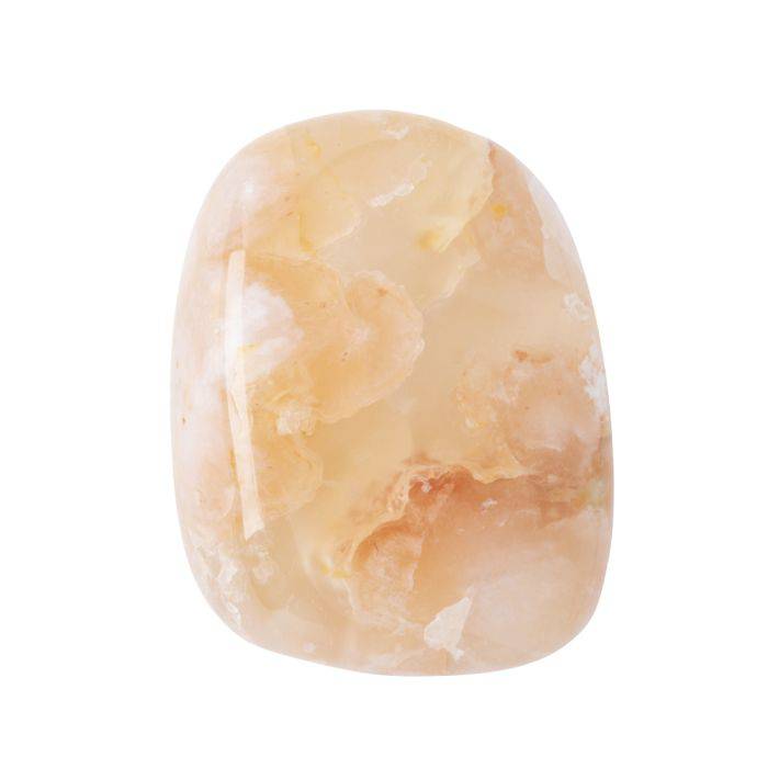 Flower Agate Tumblestone - Medium - Crystal Nest