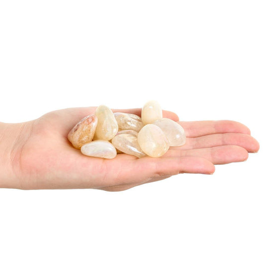 Citrine Aura Tumblestone | Medium - Crystal Nest