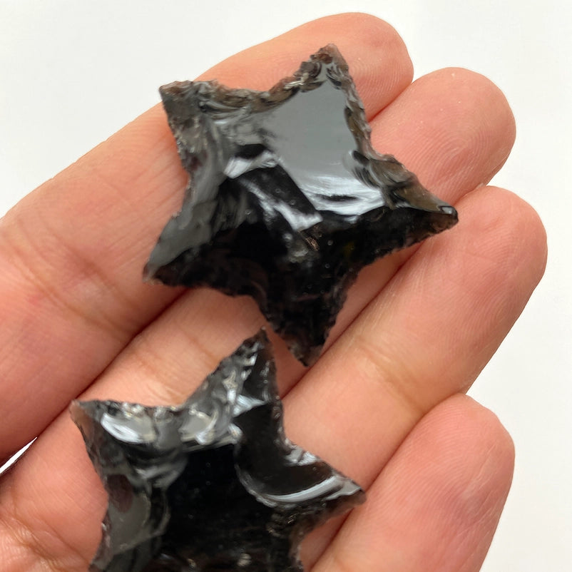 Black Obsidian Crystal Star | Protection