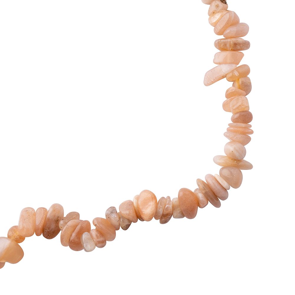 Sunstone Crystal Chip Necklace - Crystal Nest