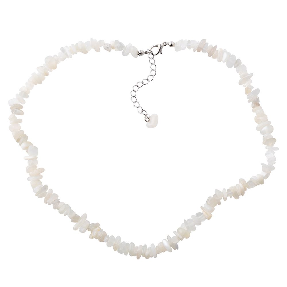 Moonstone Crystal Chip Necklace - Crystal Nest
