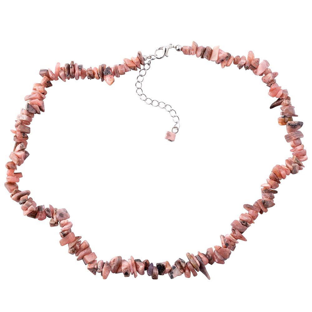 Rhodochrosite Crystal Chip Necklace - Crystal Nest
