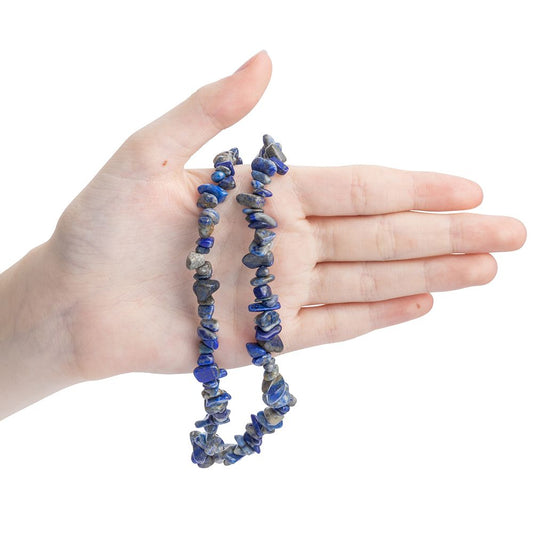 Lapis Lazuli Crystal Chip Necklace - Crystal Nest