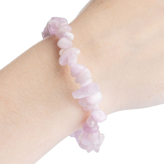 Kunzite Chipstone Bracelet - Crystal Nest