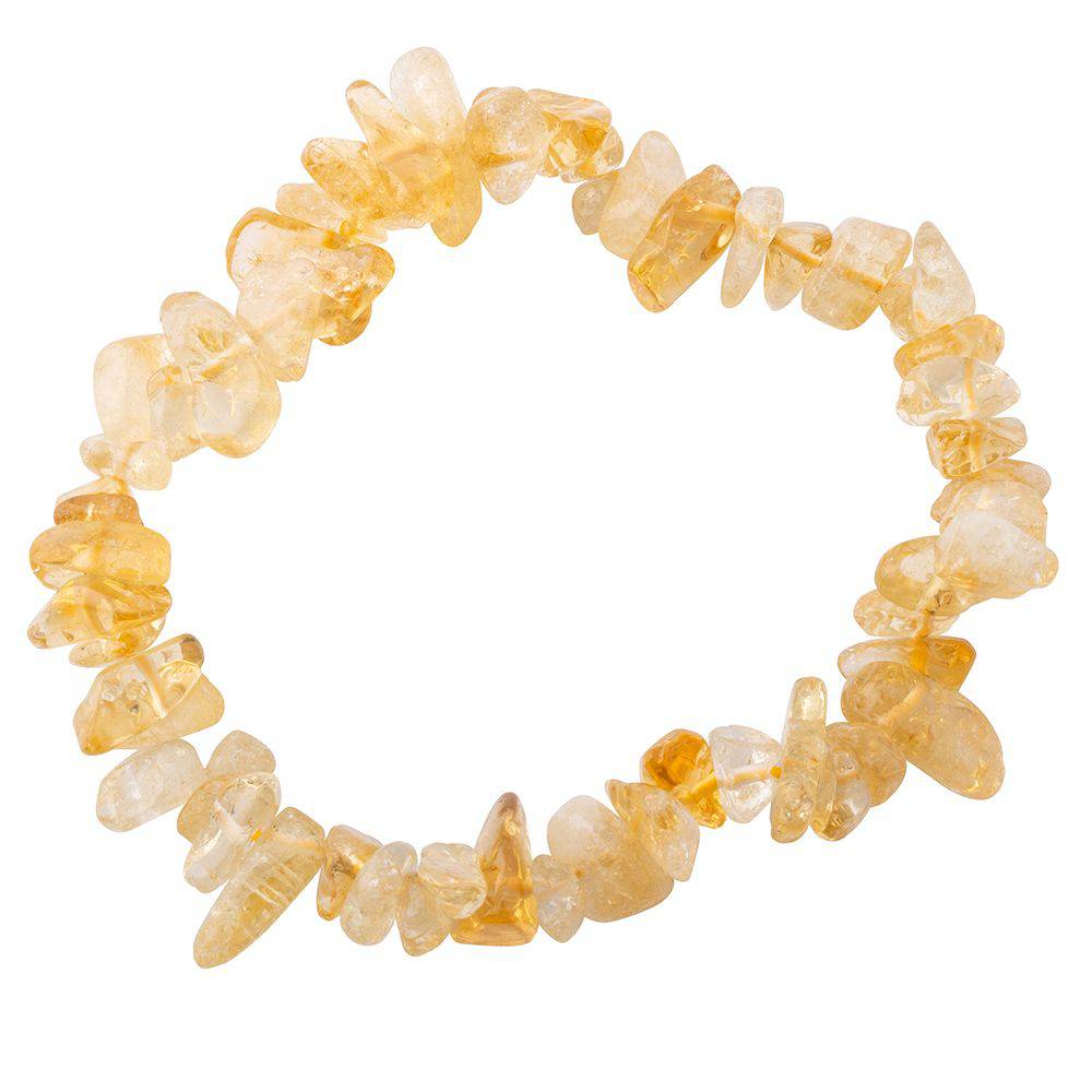 Citrine Crystal Chip Bracelet - Crystal Nest