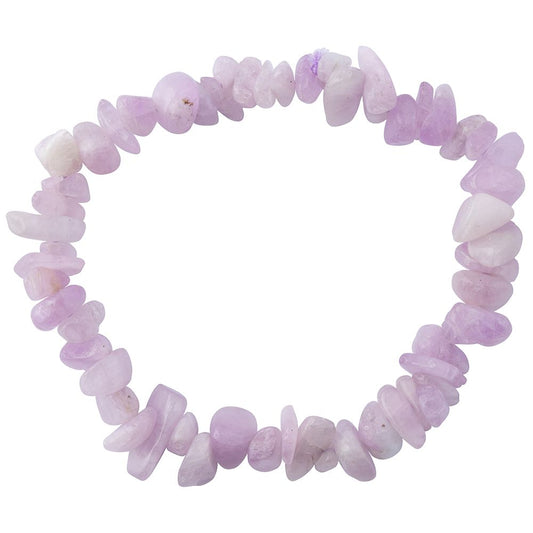 Kunzite Chipstone Bracelet - Crystal Nest