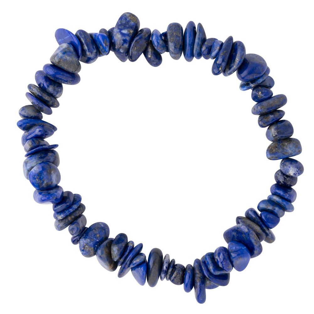 Lapis Lazuli Crystal Chip Bracelet - Crystal Nest