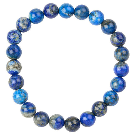 Lapis Lazuli Bead Bracelet - Crystal Nest