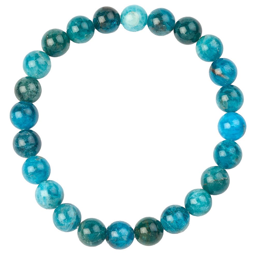 Apatite Bead Bracelet - Crystal Nest
