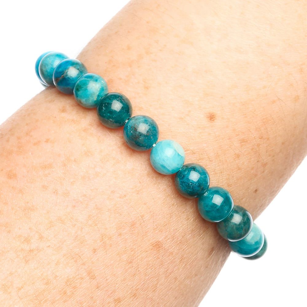 Apatite Bead Bracelet - Crystal Nest