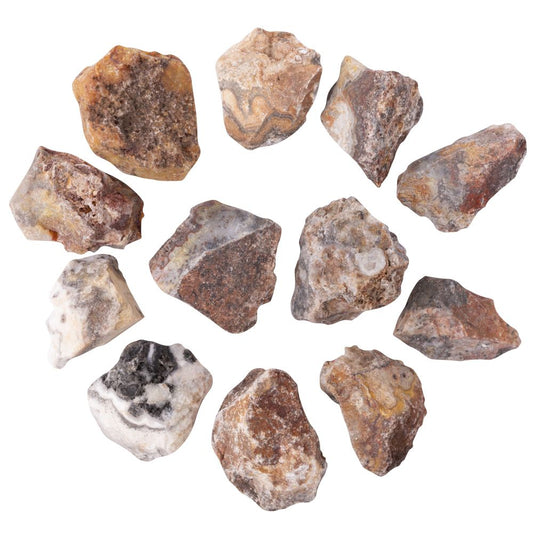 Crazy Lace Agate Raw Crystal | Medium - Crystal Nest