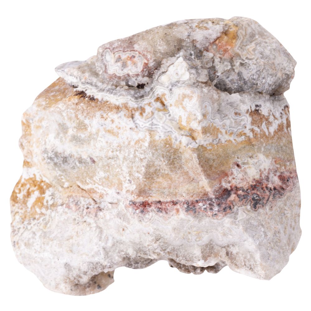 Crazy Lace Agate Raw Crystal | Large - Crystal Nest