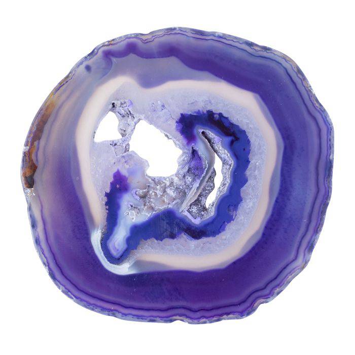 Purple Agate Slice - Crystal Nest