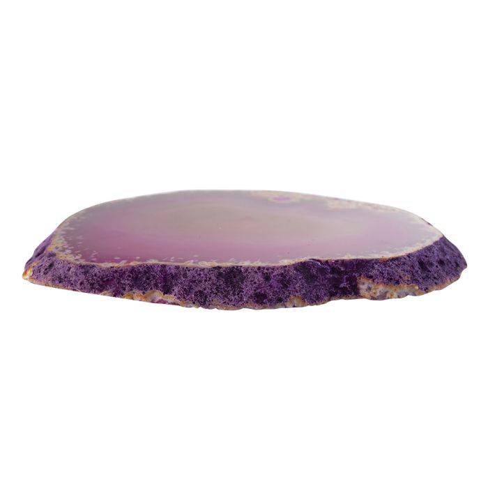 Pink Agate Slice - Crystal Nest