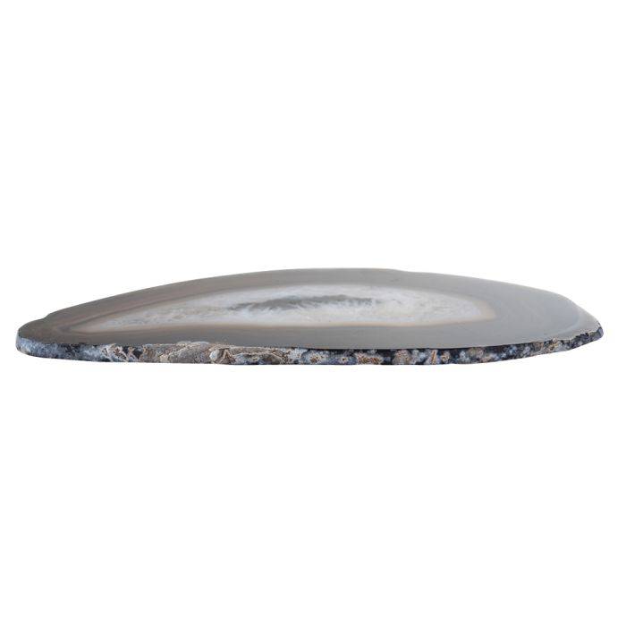 Black Agate Slice - Crystal Nest