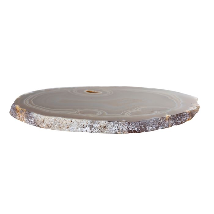 Natural Agate Slice - Crystal Nest