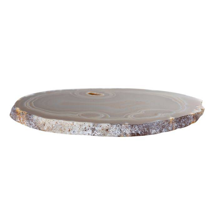 Natural Agate Slice - Crystal Nest