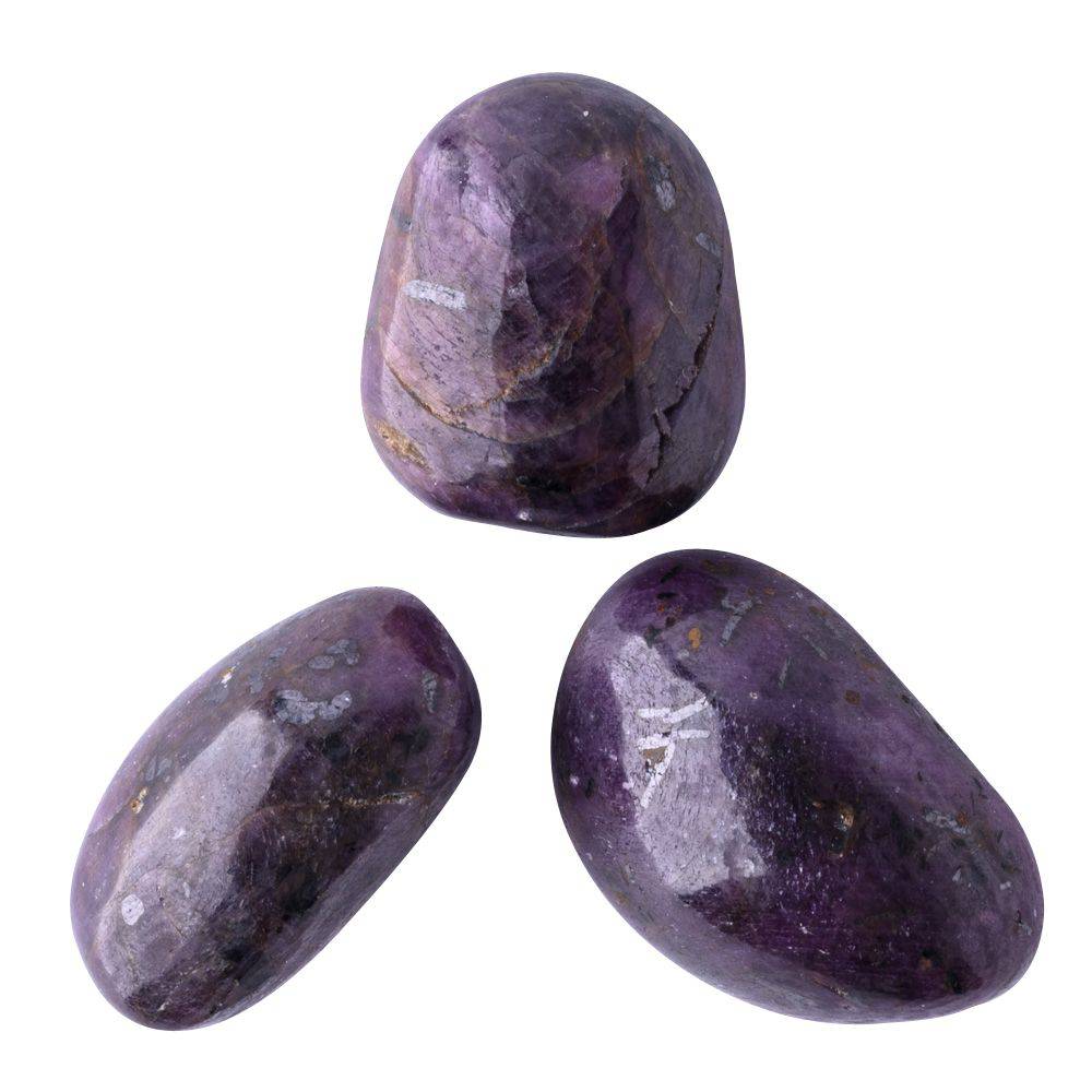 Purple Ruby Tumblestone - Medium - Crystal Nest