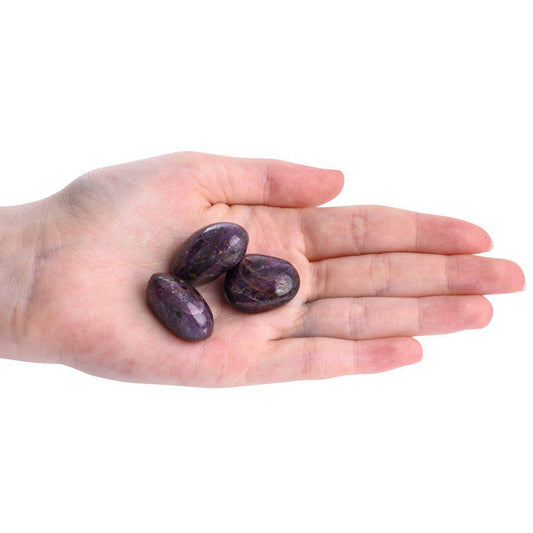 Purple Ruby Tumblestone - Medium - Crystal Nest