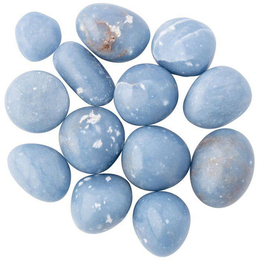 Angelite Tumblestone - Small - Crystal Nest