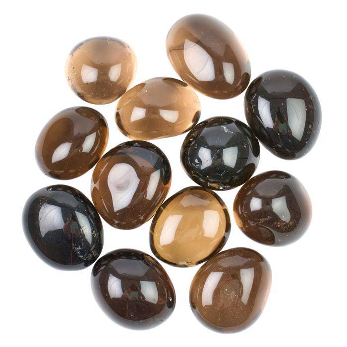 Smoky Quartz Tumblestone - Small - Crystal Nest