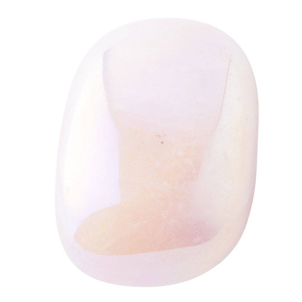 Rose Aura Quartz Tumblestone - Large - Crystal Nest