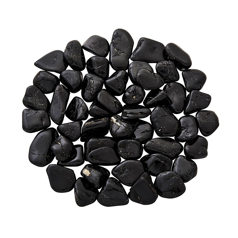 Black Tourmaline Tumblestone - Medium - Crystal Nest