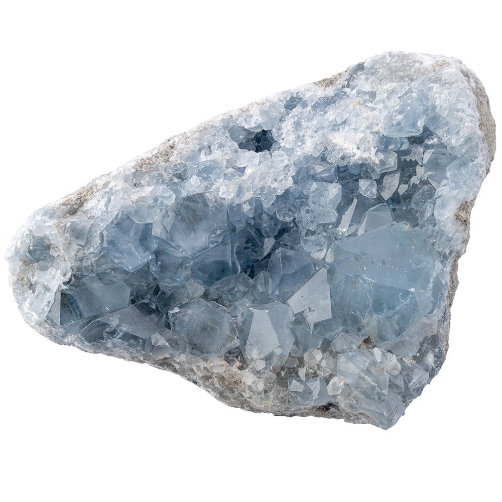 Celestite Crystal Cluster | 10cm