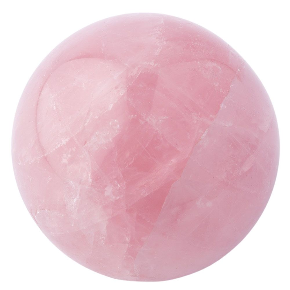 Rose Quartz Crystal Sphere - Crystal Nest