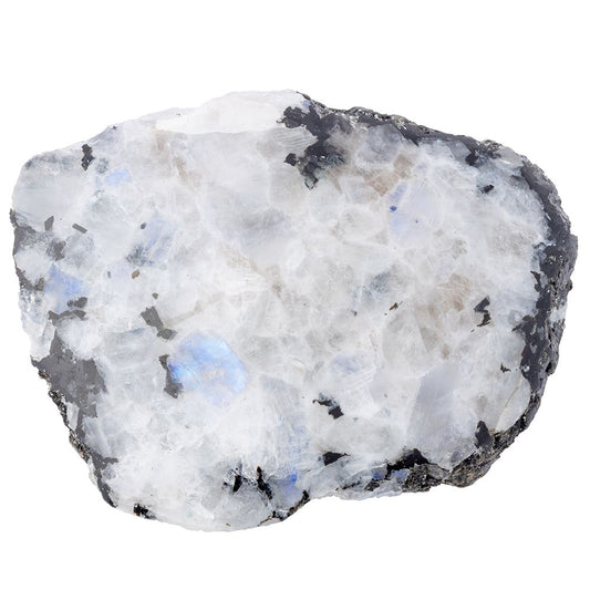 Rainbow Moonstone | One Sided Polished Crystal Cluster - Crystal Nest