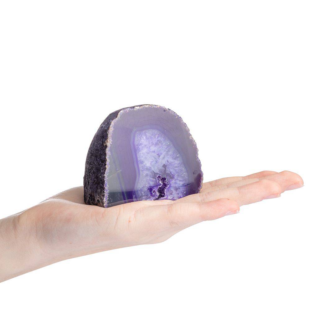 Purple Agate Incense Holder - Crystal Nest