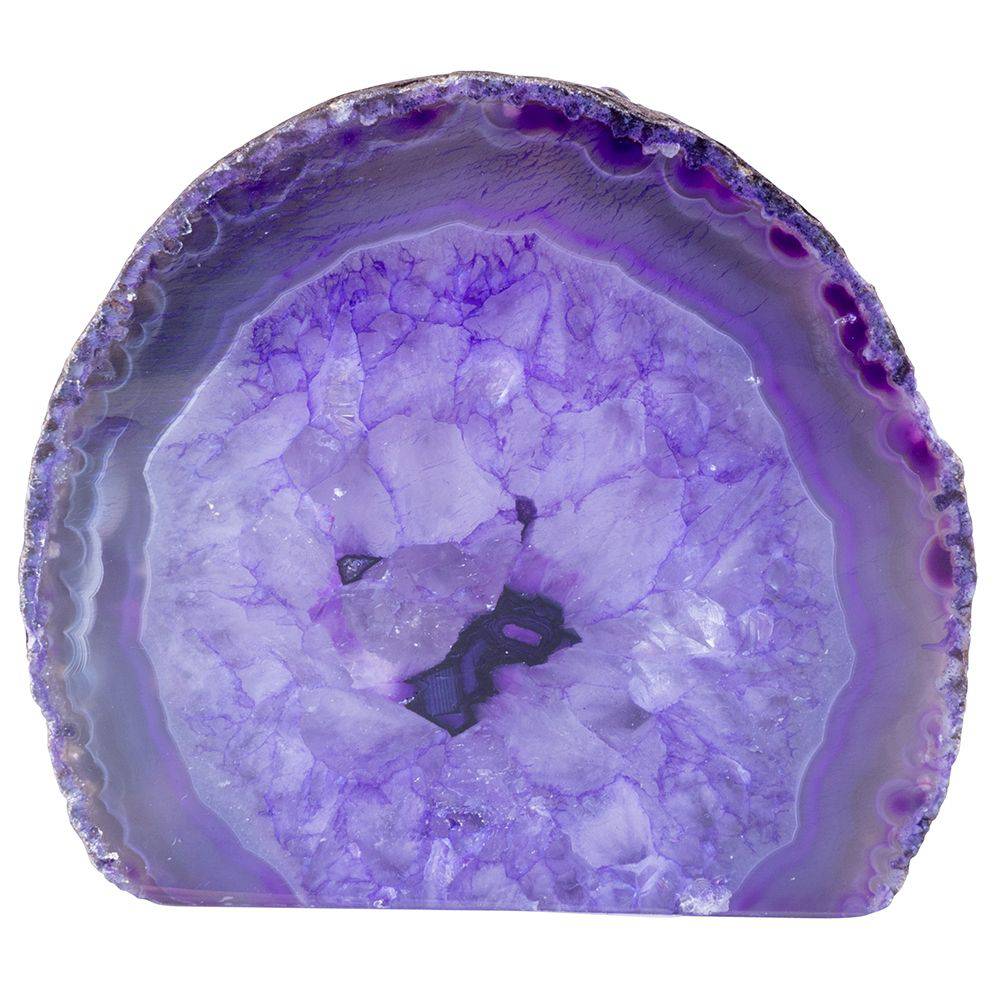 Purple Agate Incense Holder - Crystal Nest