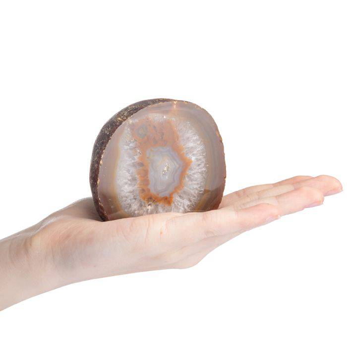 Natural Agate Incense Holder - Crystal Nest