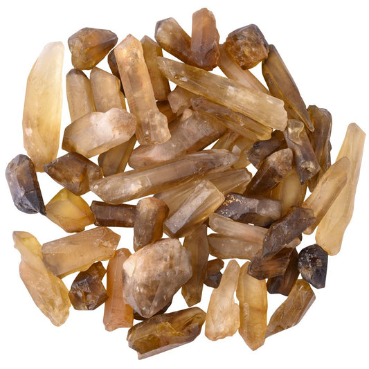 Natural Rough Citrine | Mixed Sizes & Shapes | 250g & 500g Bags - Crystal Nest