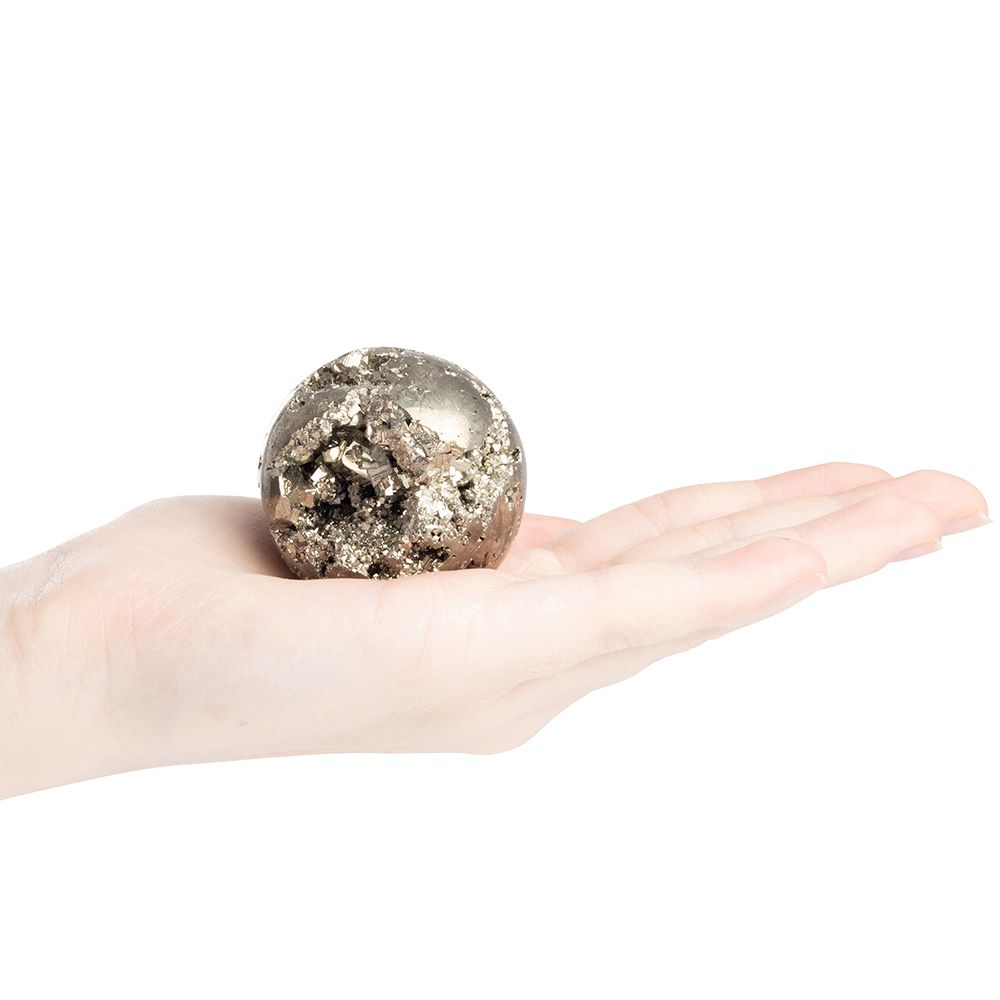 Pyrite Sphere - Small - Crystal Nest